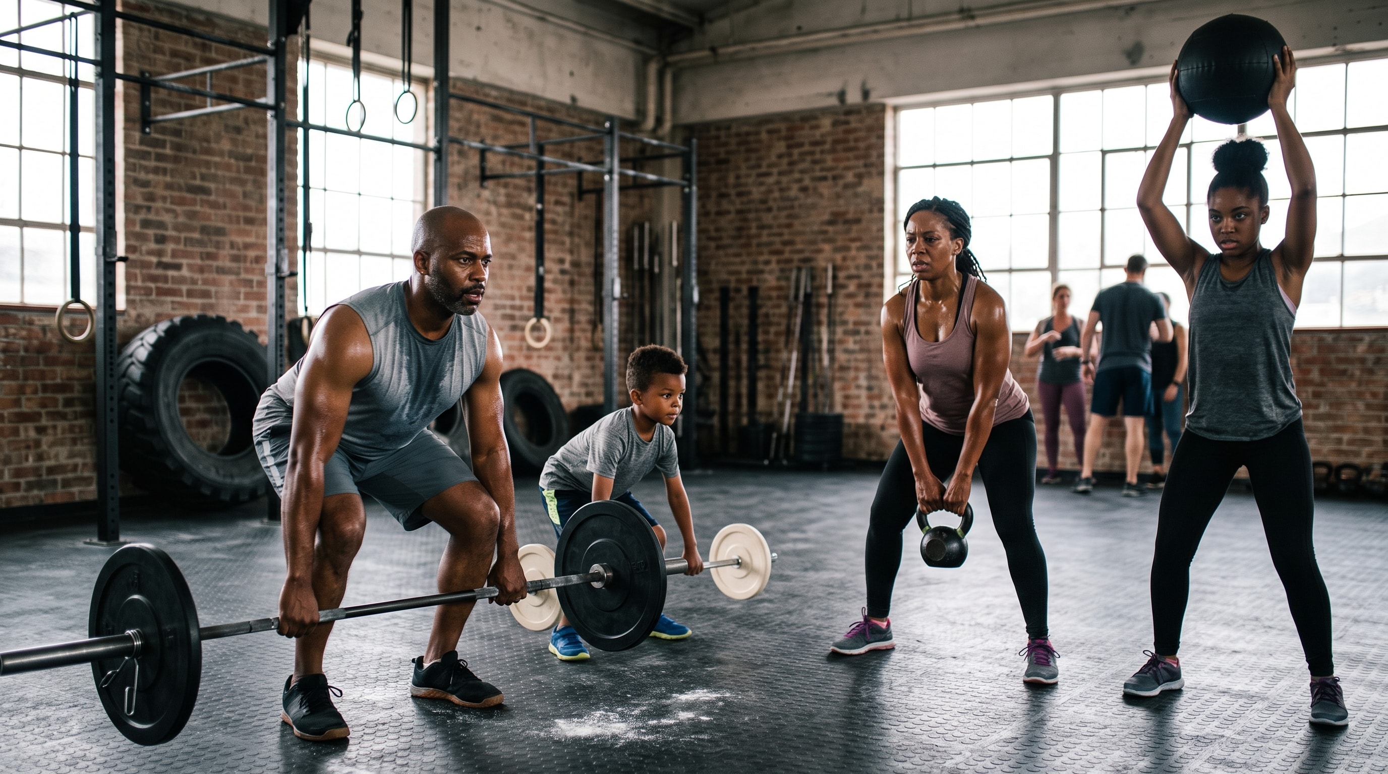Youth athletic development group training
